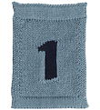 Smallstuff Strikket Flag - 1 - Blå Tal Smallstuff Strikket Flag - 1 - Blå Tal