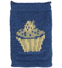 Smallstuff Knitted Flag - Birthsday Cake - Blue