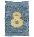 Smallstuff Strikket Flag - 8 - Blå Tal Smallstuff Strikket Flag - 8 - Blå Tal
