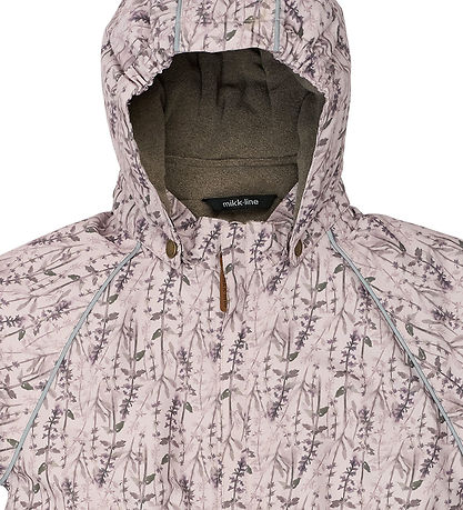 Mikk-Line Flyverdragter - Floral - Cloud Gray