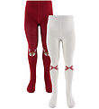 Name It Strømpebukser - 2-pak - NmfVichristmas - Jester Red/Clou Name It Strømpebukser - 2-pak - NmfVichristmas - Jester Red/Clou