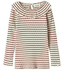Lil' Atelier Bluse - Rib - NmfOsophia - Hot Chocolate Lil' Atelier Bluse - Rib - NmfOsophia - Hot Chocolate