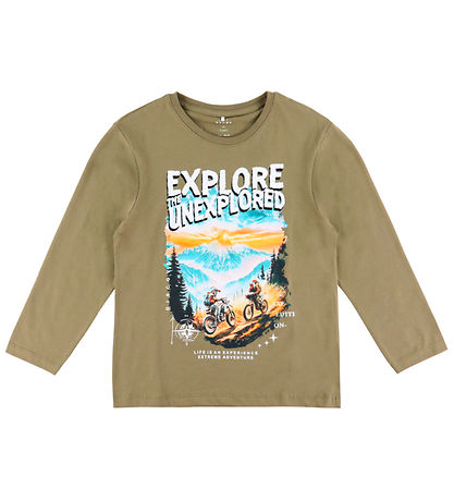 Name It Bluse - 2-pak - NkmVoto - Mermaid/Island Fossil/Yellow S
