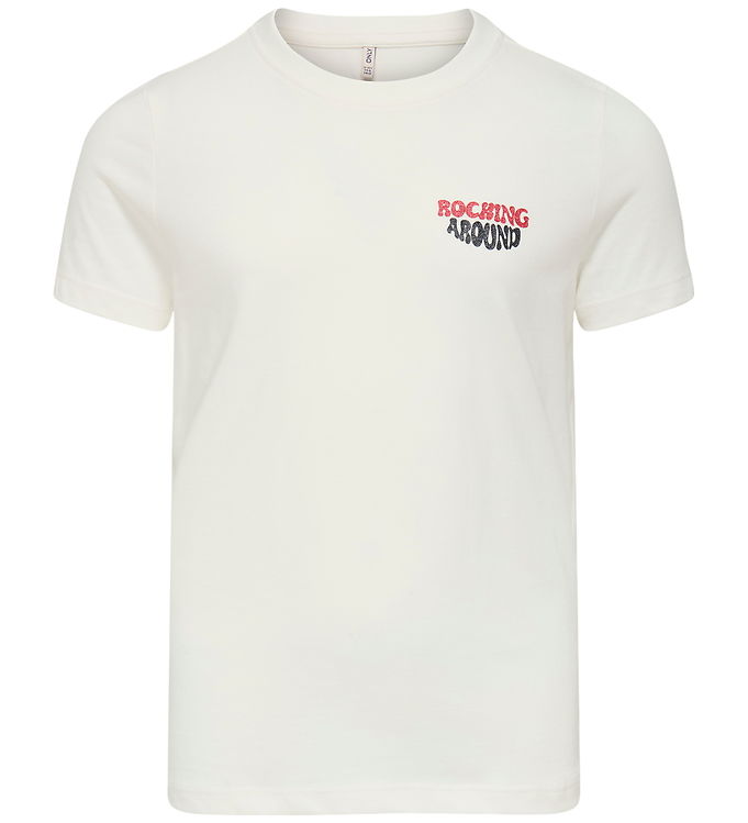 Kids Only KogRosie T-shirt - Cloud Dancer/Rocking