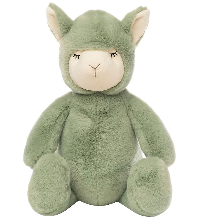 NatureZoo Bamse - 45 cm - Lama - Støvet Grøn