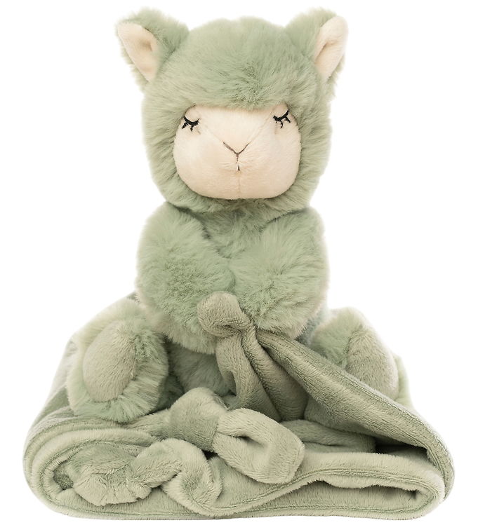 NatureZoo Nusseklud - Lama - 35x35 cm - Støvet Grøn