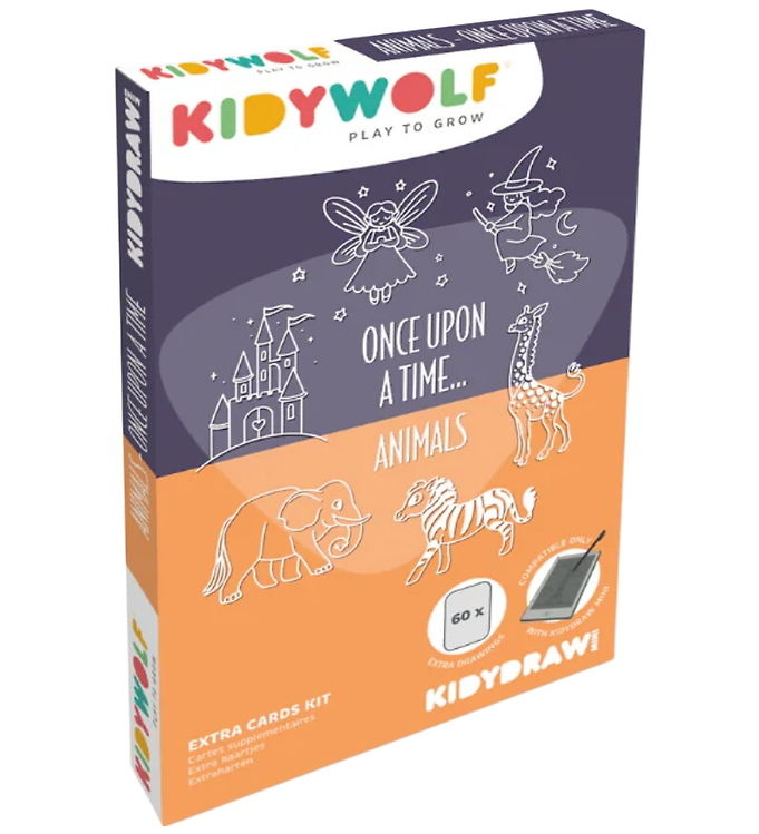 Kidywolf Refill Tegnemotiver - 60 motiver - Once Upon A Time/Ani
