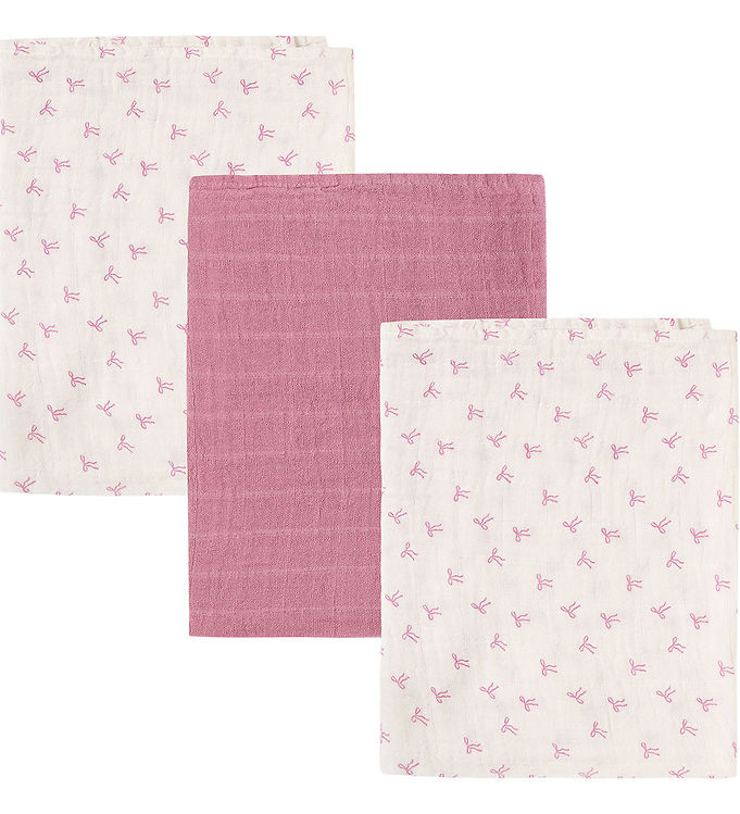 Pippi Stofbleer - Noos - 3-pak - 65x65 - Musselin - Mauve Orchid billede