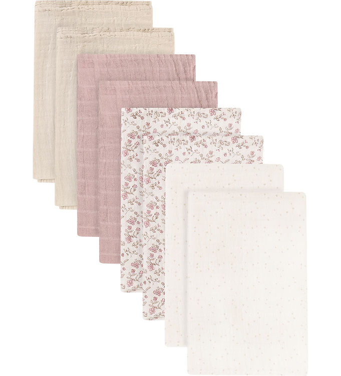 Pippi Stofbleer - Noos - 8-pak - 65x65 - Musselin - Violet Ice