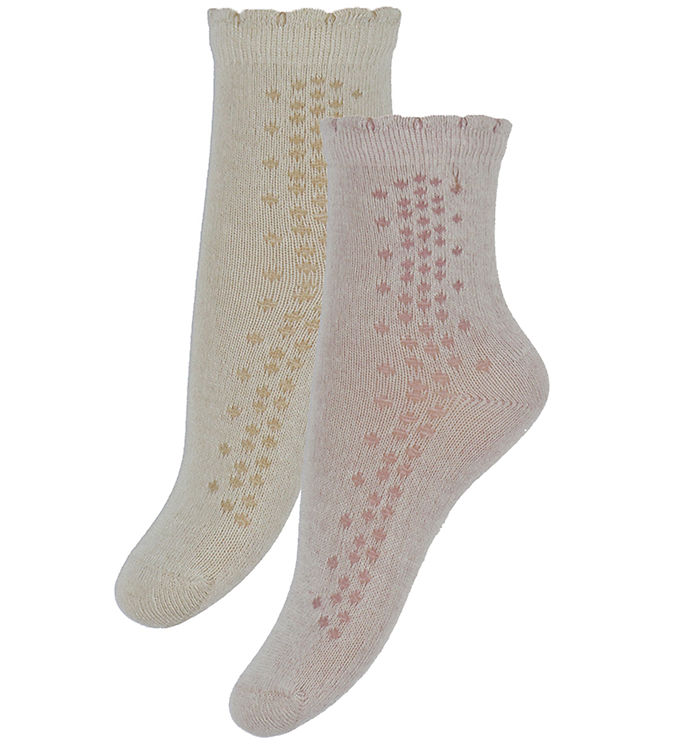 Minymo Strømper - 2-pak - Burnished Lilac