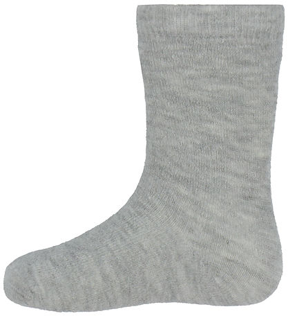 Minymo Strømper - 2-pak - Light Grey Melange