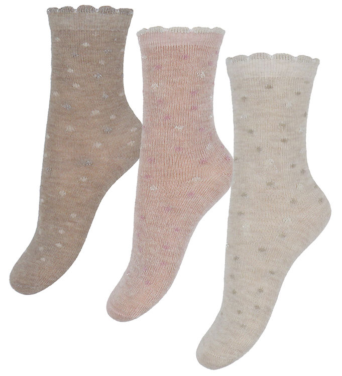 Minymo Strømper - 3-pak - Burnished Lilac