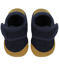 En Fant Hjemmesko - Uld - Navy