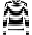Rosemunde Bluse - Rib - Black White Stripe Rosemunde Bluse - Rib - Black White Stripe