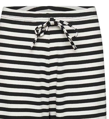 Rosemunde Trousers - Black White Stripe