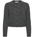 Rosemunde Cardigan - Strik - Uld - Medium Grey Melange Rosemunde Cardigan - Strik - Uld - Medium Grey Melange