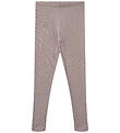Wheat Leggings - Rib - Bomuld/Modal - Maddy - Dusty Purple Wheat Leggings - Rib - Bomuld/Modal - Maddy - Dusty Purple