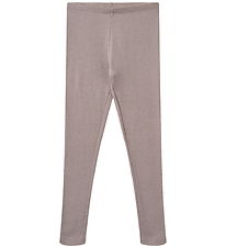 Wheat Leggings - Rib - Bomuld/Modal - Maddy - Dusty Purple