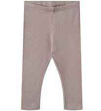 Wheat Leggings - Rib - Bomuld/Modal - Maddy - Dusty Purple