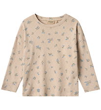 Wheat Blouse - Thilda - Warm Sand Flowers