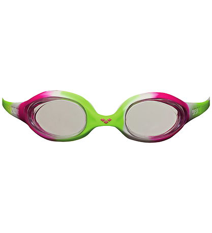 Arena Svømmebriller - Spider JR - Lime/Fuchsia/Hvid/Transparent