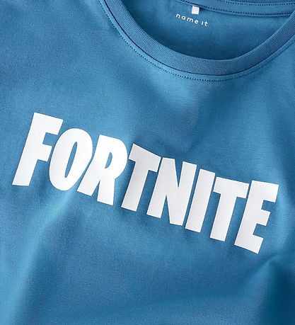 Name It T-shirt - NkmJunior - Fortnite - Vallarta Blue