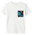 Name It T-shirt - NkmZalo - Bright White/Aop Pocket Name It T-shirt - NkmZalo - Bright White/Aop Pocket