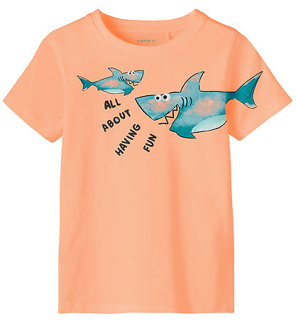 Name It T-shirt - NmmPjarrie - Peach Nectar