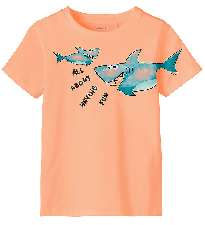 Name It T-shirt - NmmPjarrie - Peach Nectar