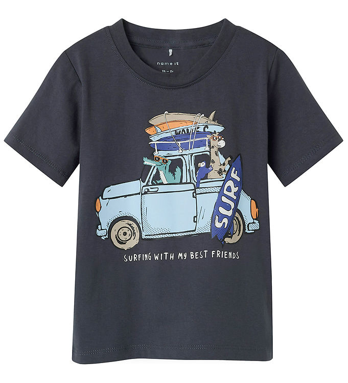 Name It T-shirt - NmmPfreddis - India Ink