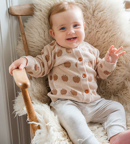 Hust and Claire Cardigan - Strik - Bambus - Cuno - Warm Sand