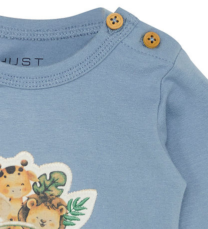 Hust and Claire Bodysuit l/s - Billy - Faded Blue