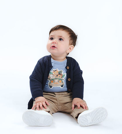 Hust and Claire Bodysuit l/s - Billy - Faded Blue