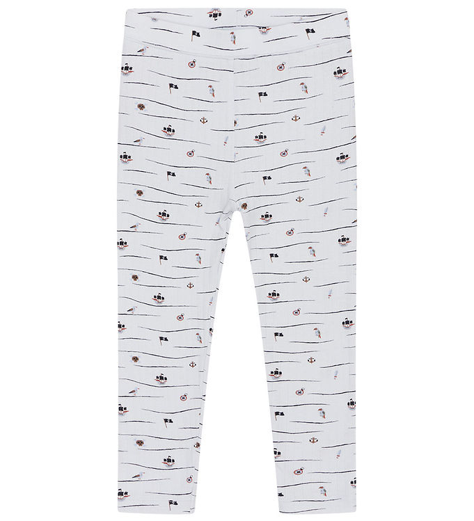 Hust and Claire Leggings - Bambus - HCLudo - Water m. Print