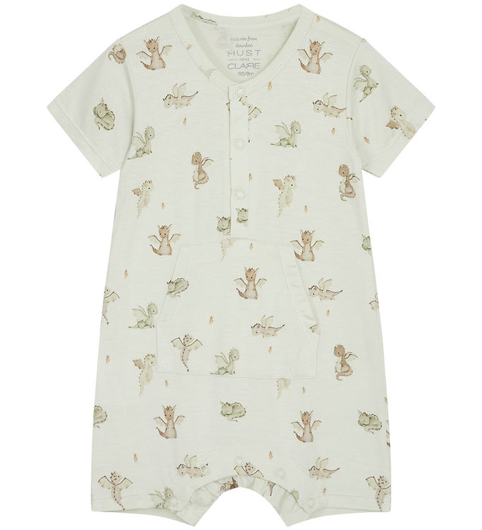 Hust and Claire Natdragt - Bambus - Milu - Green Hint m. Print