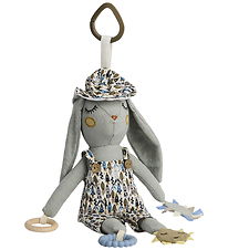 Smallstuff Aktivitetsbamse - Kanin - 30 cm - Blue Rocket
