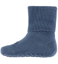GoBabyGo Strømper - Noos - Bambus - Non-Slip Socks - Stone Blue