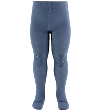 GoBabyGo Skridsikre Strømpebuksen - Noos - Bambus - Stone Blue