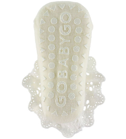 GoBabyGo Strømper - Uld - Non-Slip - Snow White