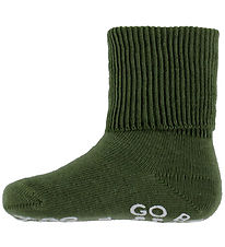 GoBabyGo Strømper - Non-Slip - Olivine