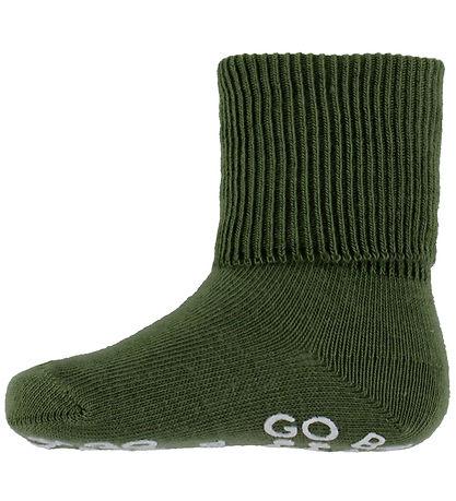 GoBabyGo Strømper - Non-Slip - Olivine