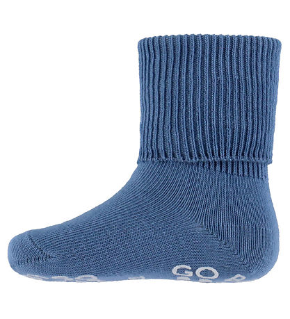 GoBabyGo Strømper - Non-Slip - Demin Blue