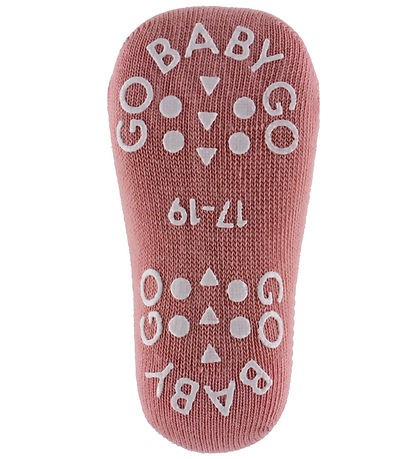 GoBabyGo Strømper - Noos - Non-Slip Socks - Ash Rose