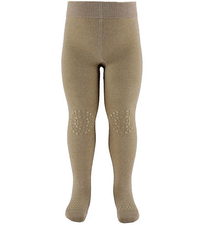 GoBabyGo Skridsikre Strømpebukser - Bambus - Champagne Beige m. 