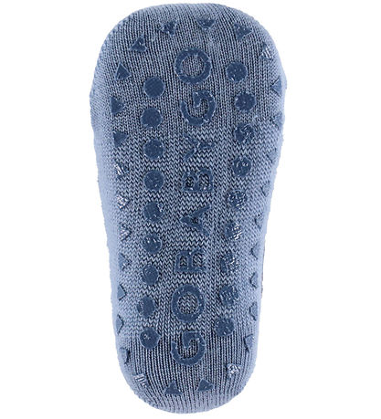GoBabyGo Skirdsikre Strømpebukser - Noos - Uld - Stone Blue