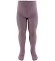 GoBabyGo Kravlestrømpebukser - Noos - Uld - Dark Purple Dove