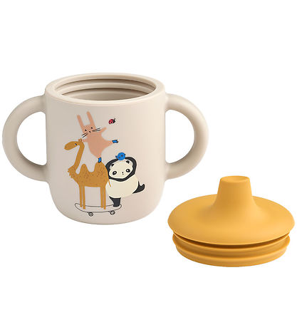 Liewood Cup w. Spout Lid - Silicone - Neil - 150 mL - Around The