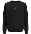 Jack & Jones Sweatshirt - JjJin - Sort Jack & Jones Sweatshirt - JjJin - Sort