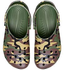 Crocs Sandaler - Classic Camouflage Clog - Army Green/Multi