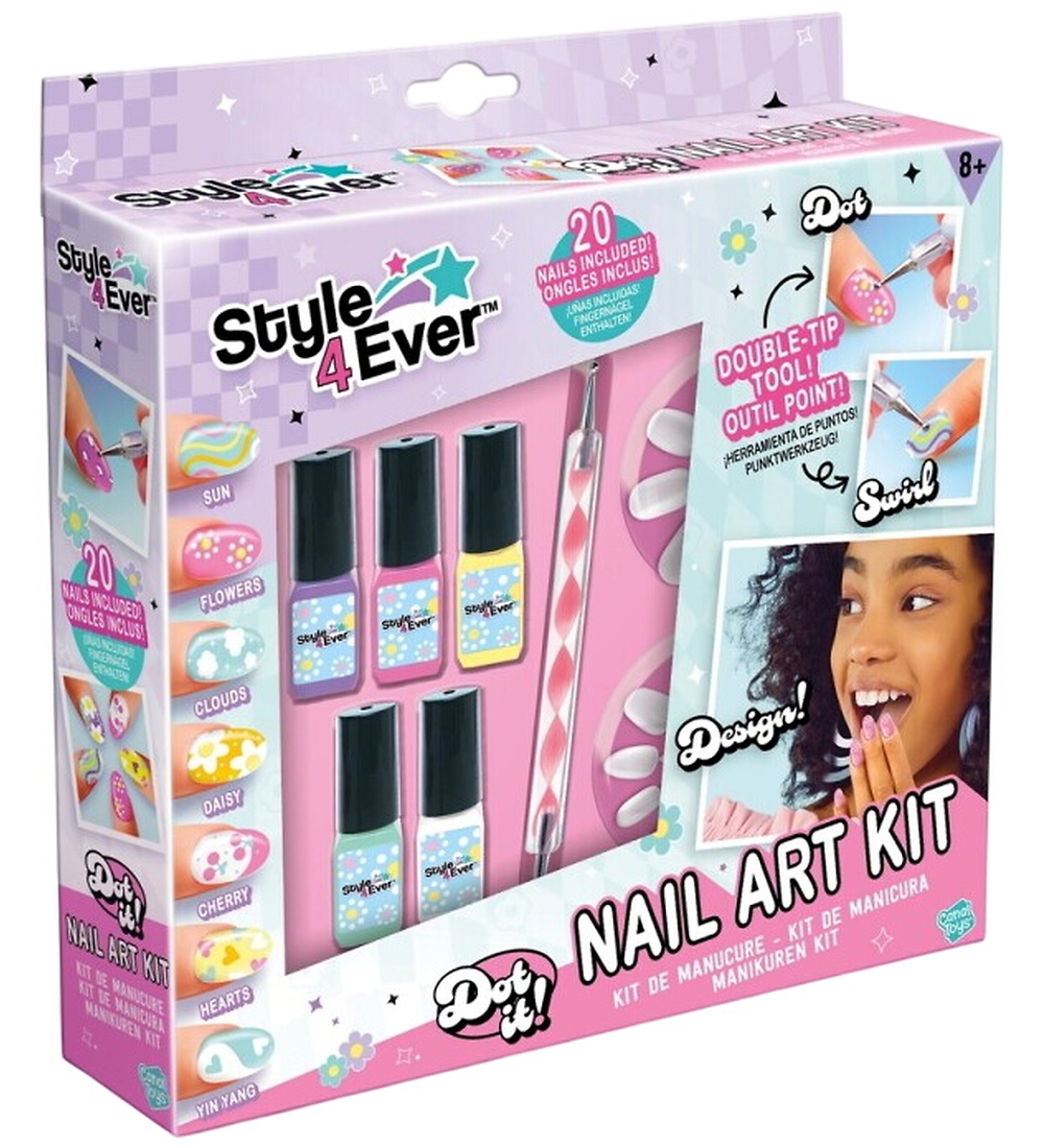 Style 4 Ever Nagelkunst-Set - Style 4 Ever - One Size - Nagellack